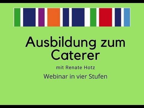 Ausbildung zum Caterer