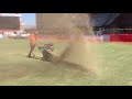 Réfection de la pelouse du stade Francis-Le Blé