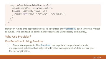 How to Initiate ViewModel for a Widget in Flutter Using MVVM Architecture