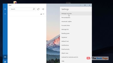 How To Delete your email Account From Windows 10 Mail App
