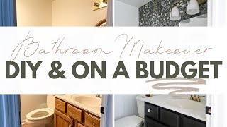 How to Design a Windowless Bathroom | Small Bathroom Makeovers Before and After