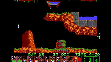 Lemmings for ZX Spectrum Next progress
