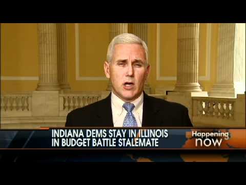 Rep. Pence on Indiana Budget Stalemate