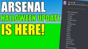 ARSENAL HALLOWEEN UPDATE IS HERE! ALL YOU NEED TO KNOW (Roblox)