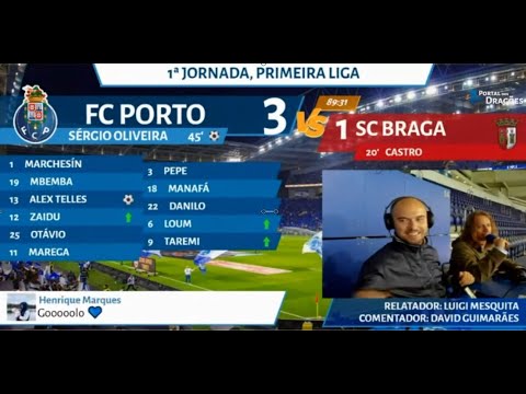 FC Porto 3-1 SC Braga [Relato dos Golos]