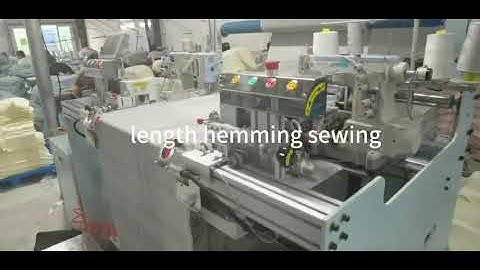 automatic terry towel production line from weaving to dyeing to sewing