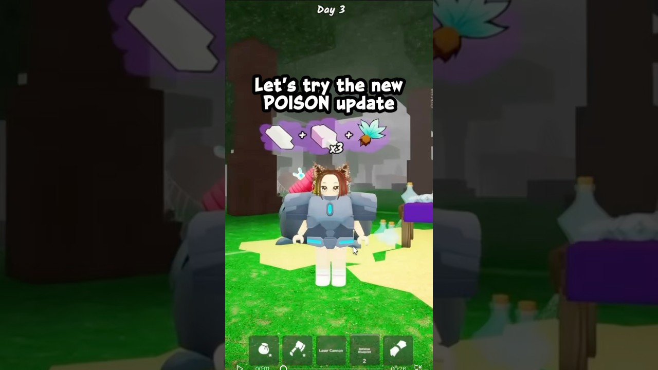 Make the poison in 99 nights in the forest 🌳 TUTORIAL! #roblox THE SECOND HALLOWEEN UPDATE! 😇