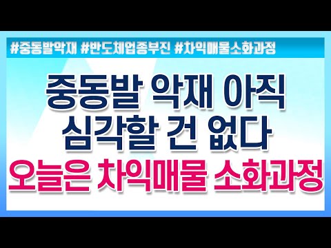 [주식투자][시장분석] 서상영의 모닝노트/ 중동발악재 아직 심각할 건 없다. 오늘장은 차익매물 소화과정 (20.01.07)