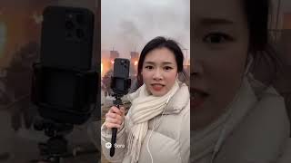 女孩不小心穿越到了赤壁之战的现场,令人揪心#影视 #穿越 #ai #sora