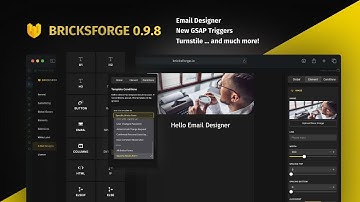 Email Designer, New GSAP Triggers, Turnstile Integration and much more! – Bricksforge 0.9.8