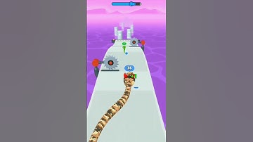 Android snake run race games level 250 snake run race|#snake #games #androidgame #short
