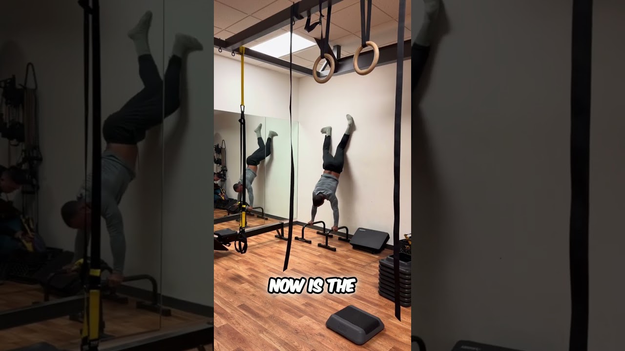 The Ugly Work Behind Freestanding Handstand Pushups #shorts