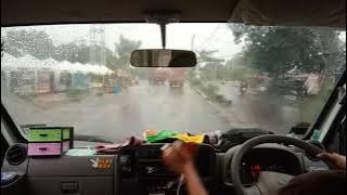 Edisi Jalan Jalan kehujanan with isuzu Traga