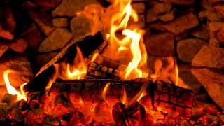 Evening By The Fireplace, The Sound Of The Whispering Fire, Dispelling Worries, Bringing Peace