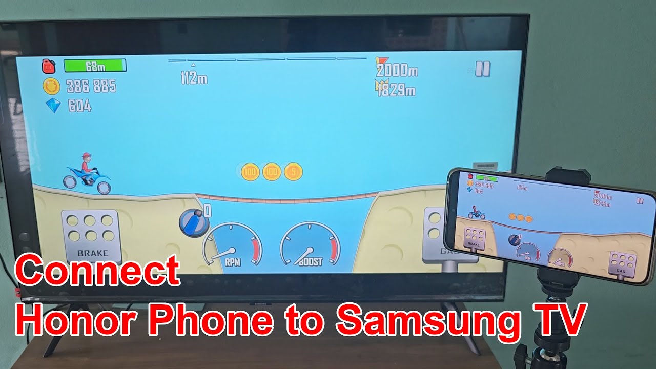 How to connect honor phone to samsung tv