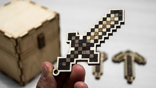 Как сделать брелок из Майнкрафт (алмазный меч, топор, кирка и лопата)? Как сделать брелок из Майнкрафт (алмазный меч, топор, кирка и лопата)?