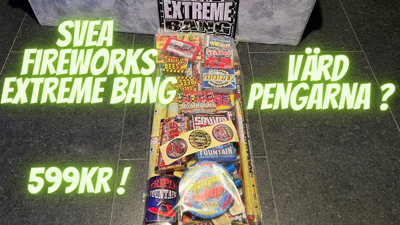 Extreme Bang Svea Fireworks - YouTube