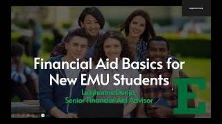 EMU SOAR 2026 | Financial Aid Basics for New EMU Students