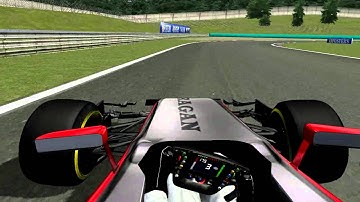 RFACTOR F1 2015 R&N Modding Group onboard Fernando Alonso at Hungary