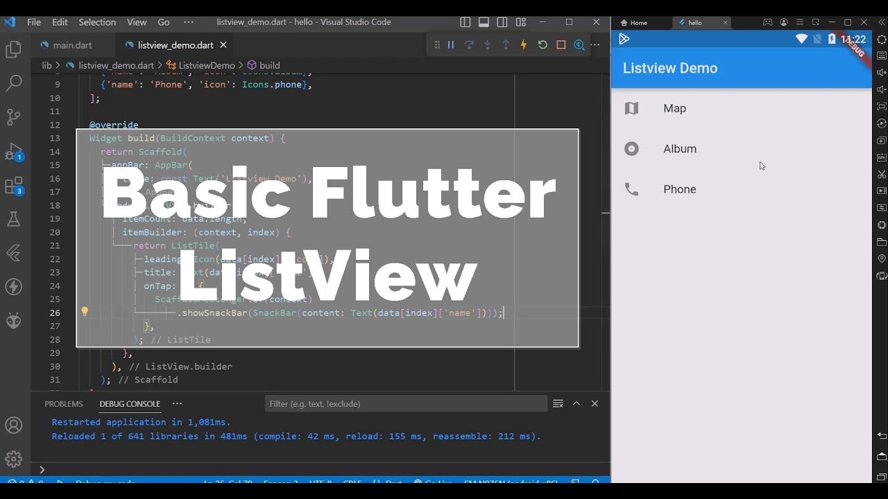Flutter ListView - YouTube