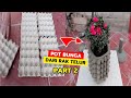 PART2 MEMBUAT POT BUNGA DARI RAK TELUR SEGI EMPAT