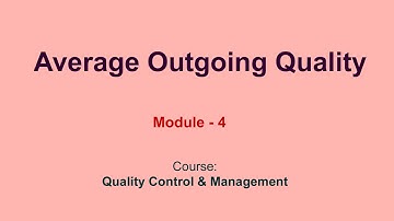 Average Outgoing Quality