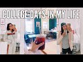 VLOG | productive college days in my life, iced coffee recipe, cleaning &amp; starting my internship!!