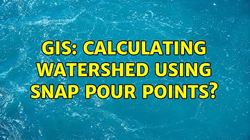 GIS: Calculating watershed using snap pour points?