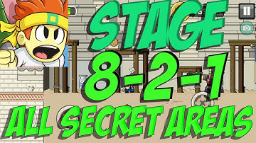 Dan The Man Stage 8-2-1: All Secret Areas Revealed