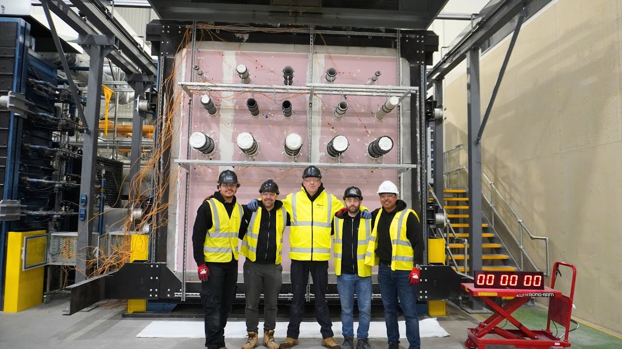 Protecta Fire Test at Warrington Fire - YouTube