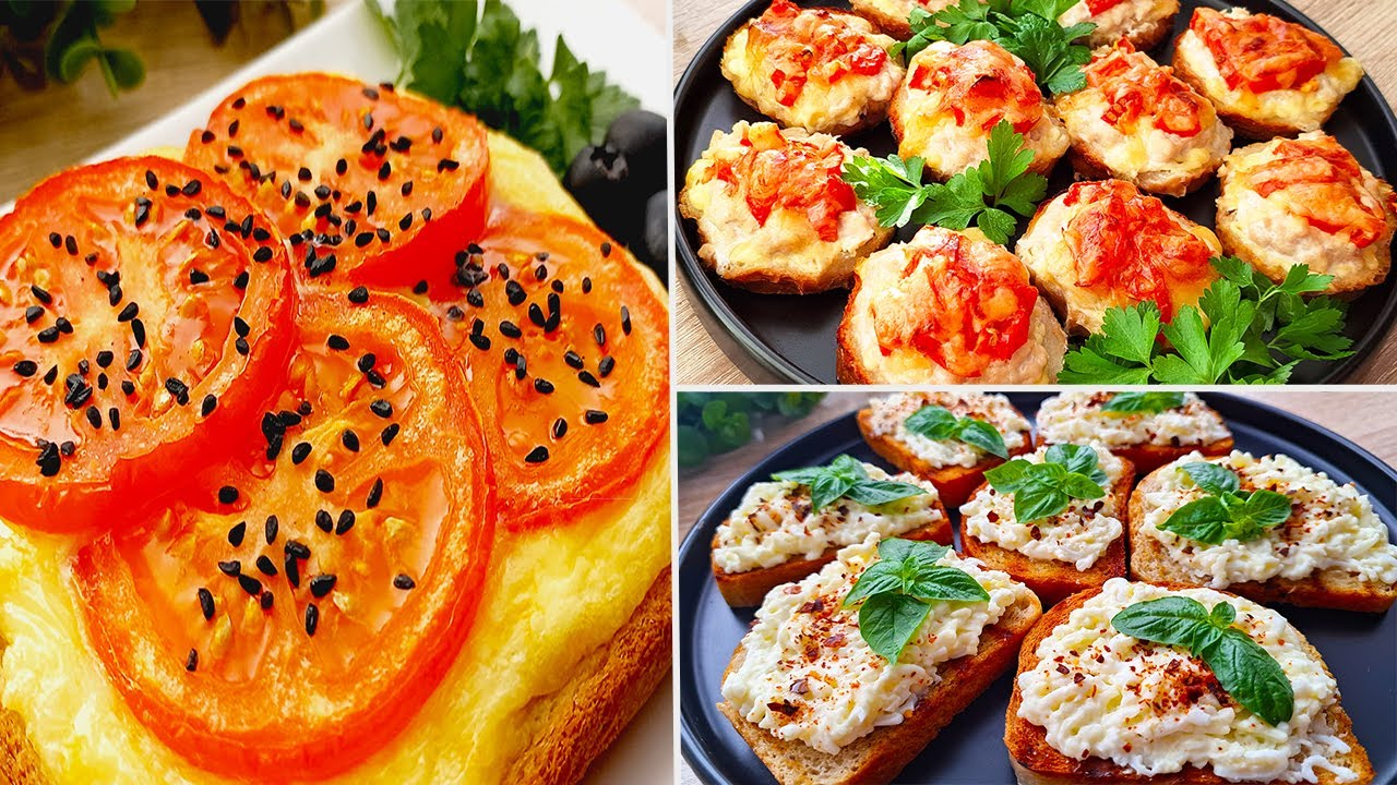 Хрустящие бутерброды за 5 минут 😋! Лучший завтрак или перекус на каждый день! 🔝 Топ 3