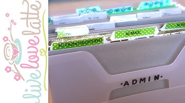 Get More Done: Action File Box @ Work! Paper Organization Part 2 of 4 {how to organize}