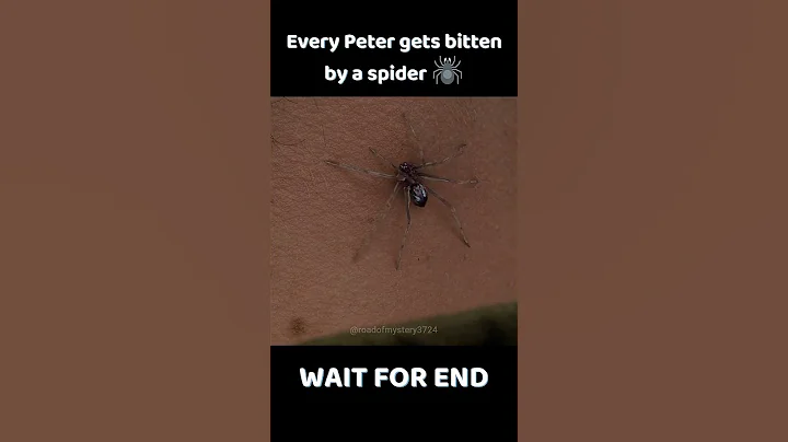 Every Peter Parker Gets Bitten By Spider #shorts #marvel #spiderman #trending #viralvideo