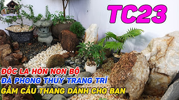 Độc Lạ Hòn Non Bộ Đá Phong Thủy Trang Trí Gầm Cầu Thang Dành Cho Bạn || TC23