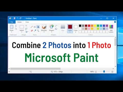 Video: How To Combine Two Photos In One