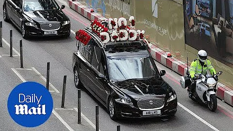 Thousands pay their respects at the funeral of Pc ...