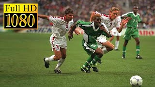 Nigeria - Denmark World Cup 1998 | Full highlight - 1080p HD | Jay-Jay Okocha