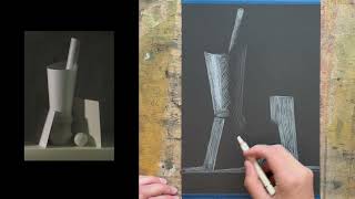 видео: Как рисовать белым карандашом по черной бумаге картинка: Как рисовать белым карандашом по черной бумаге