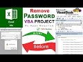 remove vba password | How to unlock Protected Excel VBA Project and Macro codes without password