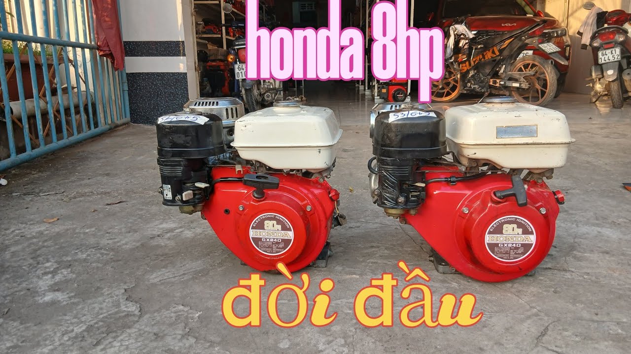 Máy nhật bãi Honda 8hp đời đầu đẹp.
