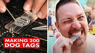I Made 200 Dog Tags for Gumball