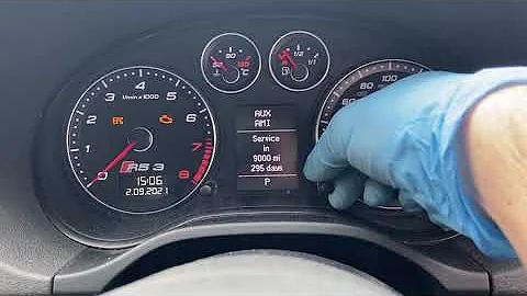 Service light reset Audi A3 / S3 / RS3