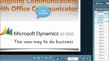 Part 5-Microsoft Dynamics GP 2010 Webinar by MIBAR.net: Unified Communications Demo