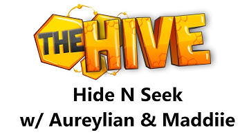 Minecraft | Team Hide N Seek | Mini Game | The Hive Server | w/ Aureylain & Maddiie