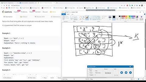 Leetcode python solution : 03 _ Remove All Adjacent Duplicates in String II