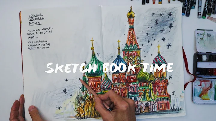 Sketch book time and chat | St. Basil's Cathedral | Winter time