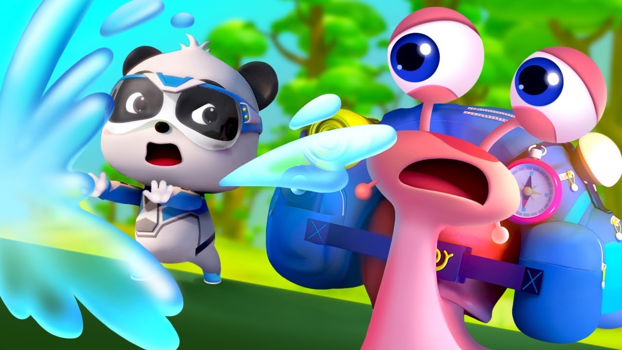 ⁣Super Panda Rescues Snail | Baby Shark, Police Cartoon | Kids Cartoon | Baby Cartoon | BabyBus