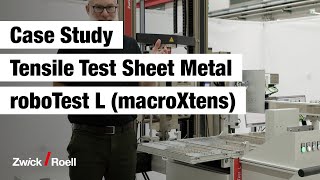 Automated Tensile Testing on Sheet Metal with Mesurement (macroXtens)