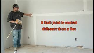 How to run a 10 inch drywall flat box on flats an butt joints   MUST WATCH