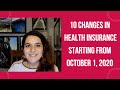 10 CHANGES IN HEALTH INSURANCE STARTING FROM OCTOBER 1, 2020 | ft. Gurleen Kaur Tikku